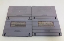 Super Nintendo SNES Game Lot Of 4 Aladdin, Lion King, Ms Pac-Man, Ken Griffey Jr