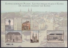 BELGIUM - 2017 Tourism: Grand Place Eupen souvenir sheet #B1187 - VF MNH