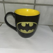 Batman Black Yellow Coffee Cup Mug DC Comics 2013