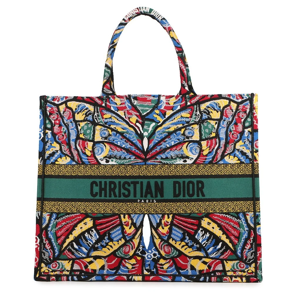 Dior — Dior Butterfly Book Tote Size Large Canvas Multicolor M1286ZTZF_M911