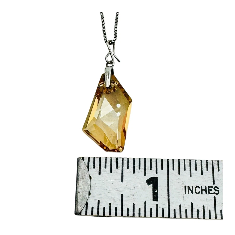 Cadena de cuentas ajustable de plata de ley 925 Alex & Ani con clip en dije de cristal Foto 3 de 4