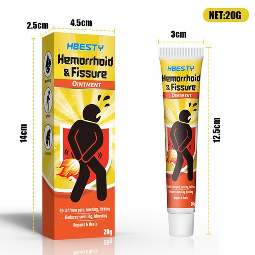 20G Hemorrhoid Cream Relief Piles Pain Reduce Itching With Extension Tubes - Picture 7 of 9