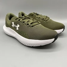 Under Armour Shoes Mens US 9 Wide Green Charged Surge 4 4E 3028249-300
