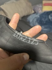 10x2.125 Black Inner Tube with Valve Stem for Electric  Kick Scooters