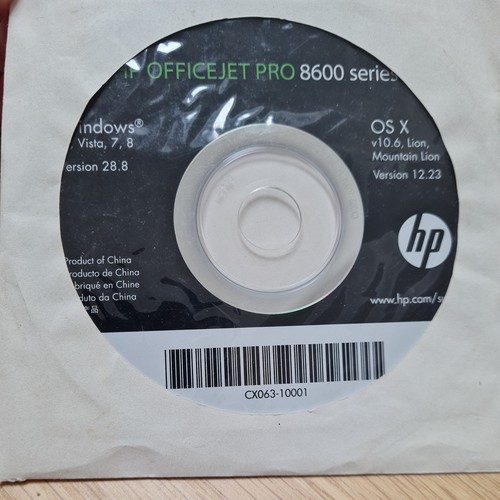 HP OFFICEJET PRO 8600 Series Drivers & Software CD - 第 1/1 張圖片