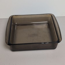 Vintage Pyrex Fireside 222 Brown Tint 8