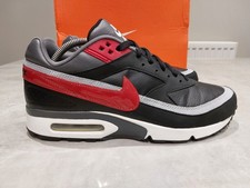 NIKE AIR MAX BW CLASSIC NERO BIANCO ROSSO PRM OG taglia UK 9 OTTIME CONDIZIONI 90 95 87 MARINA