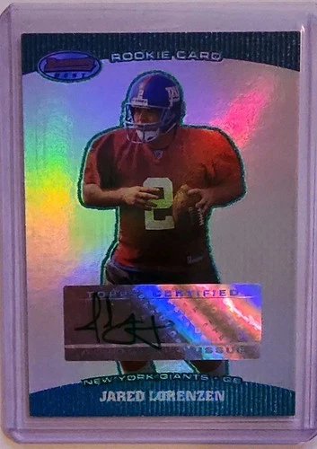 2004 Bowman's Best - Jared Lorenzen - Autograph Rookie #159 - Giants