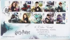 GB ROYAL MAIL FDC FIRST DAY COVER 2018 HARRY POTTER STAMP SET HANDWRITTEN STRIPS