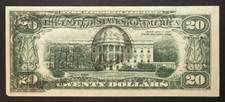 ((ERROR - INK TRANSFER 80%)) $20 1974 FEDERAL RESERVE NOTE FREE SHIPPING S5921