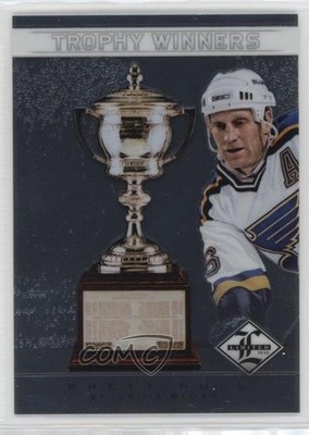 2012-13 Panini Limited Trophy Winners 49/199 Brett Hull #TW-37 HOF 18g5