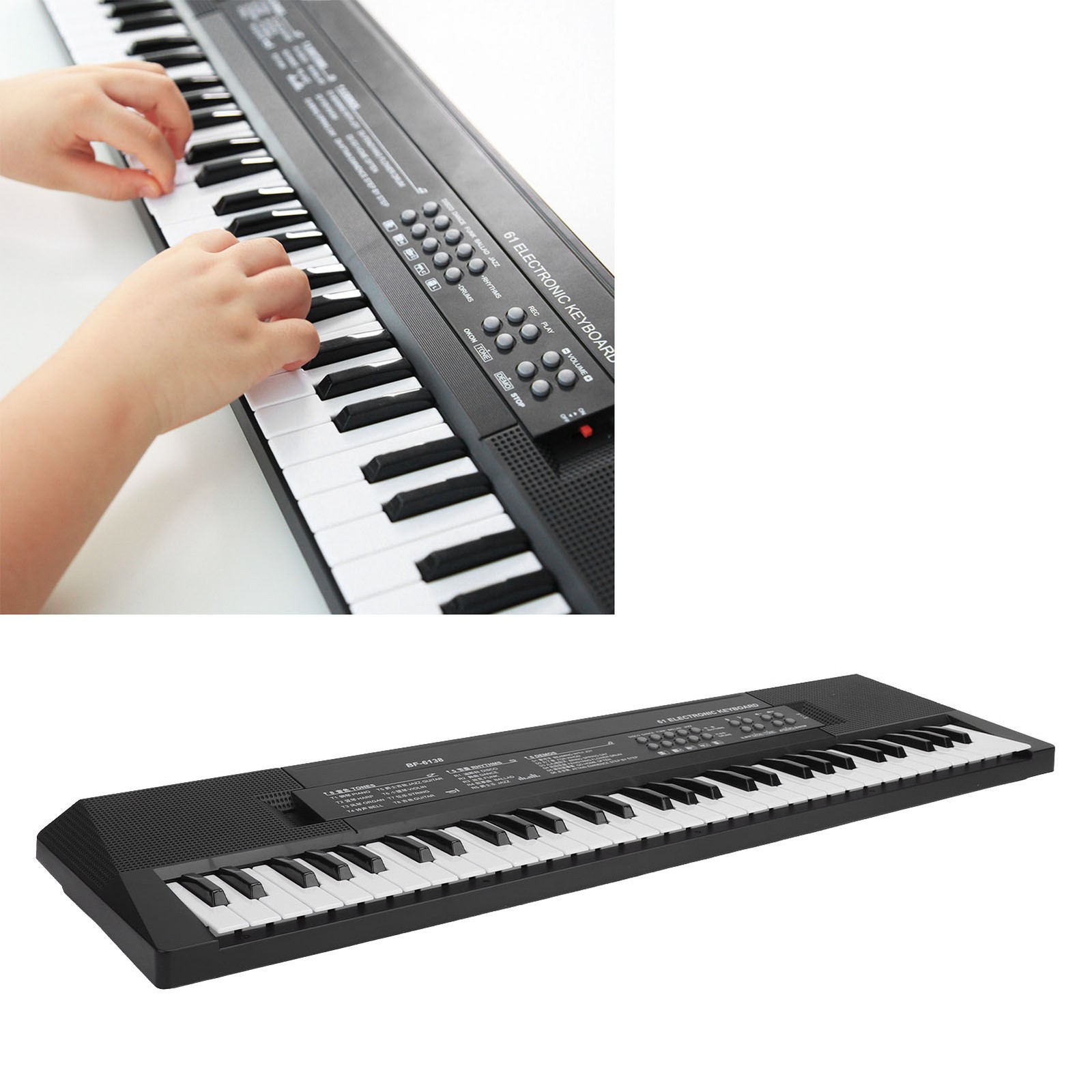 Pianoforte Tastiera Bambini Portatile 61 Tasti Tastiera Elettronica Pianoforte Early Learnin SG5 foto 6