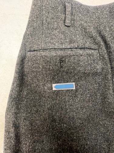 TRAJE DE LANA VINTAGE 2 PIEZAS PERSONALIZADO A MEDIDA por JAMES WOOL & CO. LANA CARBÓN PARA HOMBRE - Imagen 22 de 22