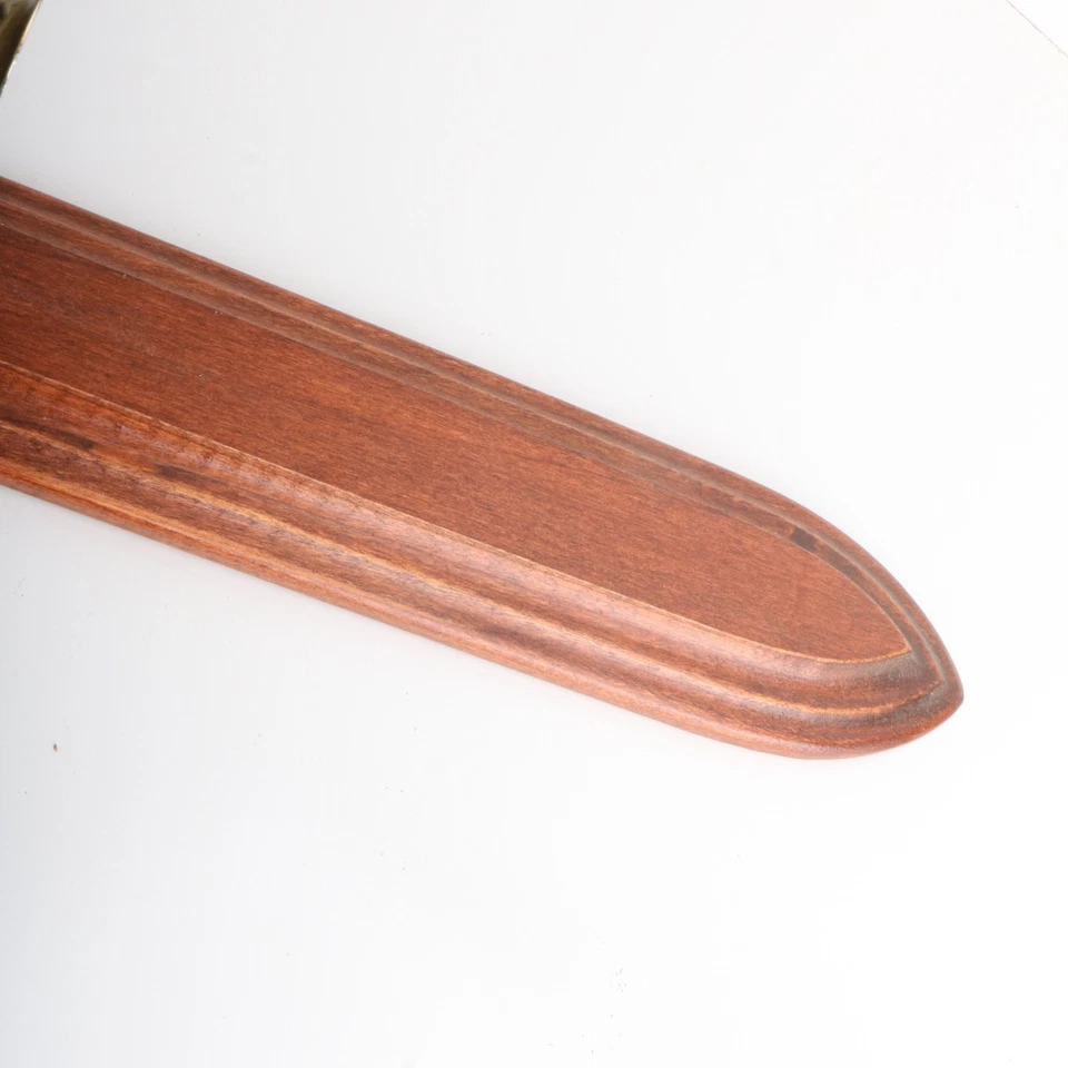 Wall Sconce Candle Holder Votive Cup Brown Wood Brass - Image 4 of 4