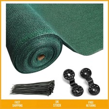 Durable Privacy Garden Screening Windbreak Netting Balcony Fence Green 1x10m