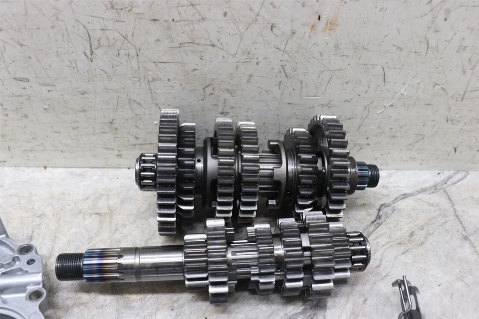 2007-2008 Kawasaki Ninja ZX6R Transmission Gears Shift Forks Drum - Imagem 2 de 4