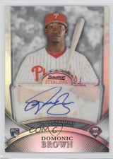 2010 Bowman Sterling Refractor Auto 86/199 Domonic Brown #36 Auto a7m