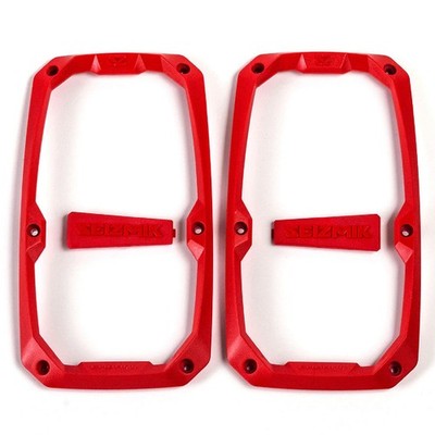 Seizmik Embark ABS Seitenspiegel Blenden Trim Kit | Rot