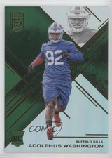 2016 Donruss Elite Elite Rookies Retail Green Adolphus Washington #136 0dk