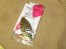 Luhr-Jensen, Lake Trolling Hammered Brass Cowbell 24", NOS