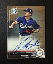 2017 Bowman Chrome Josh Sborz Prospect #CPA-JSB Auto Rangers