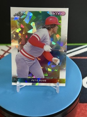 Pete Rose 2023 Leaf  VIVID Cracked Ice #32  5/6