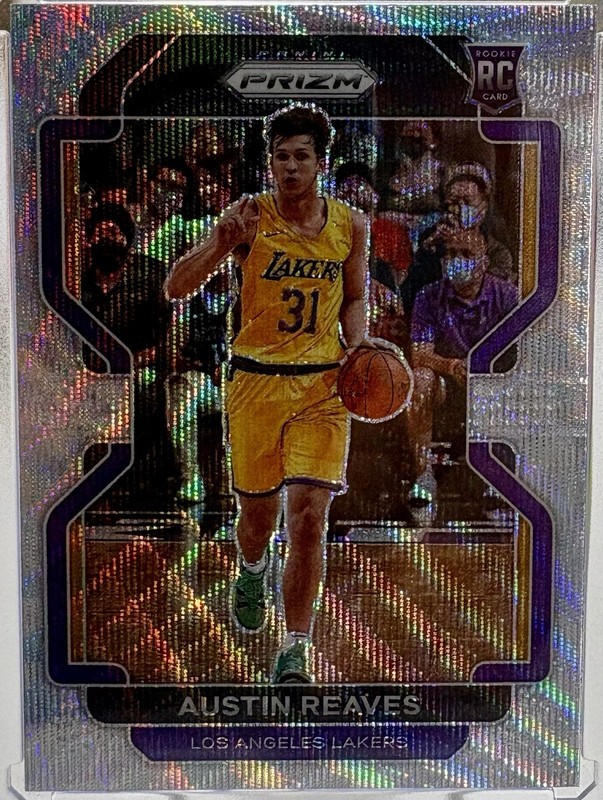 2021-22 Panini Prizm - Austin Reaves #165 Silver Wave Prizm (RC)
