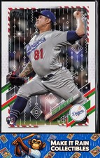 Victor Gonzalez 2021 Topps Holiday #HW166 Los Angeles Dodgers Rookie RC