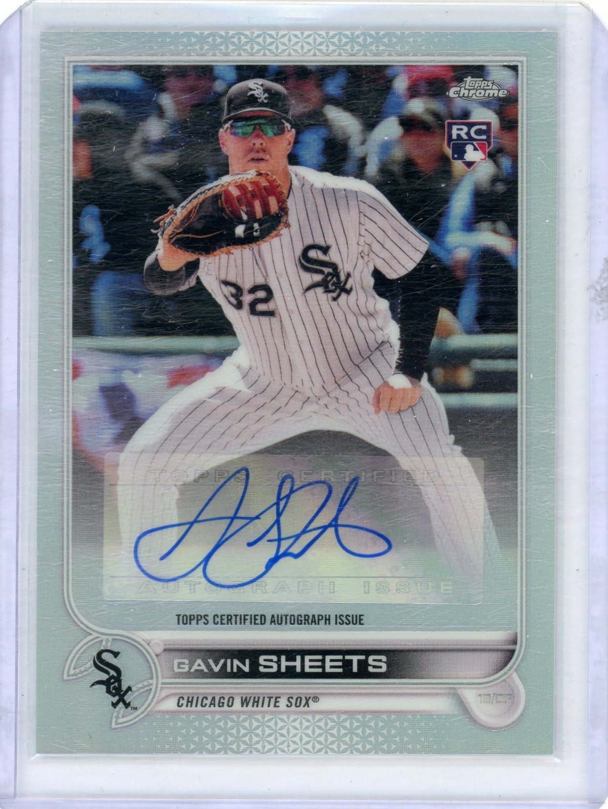 Gavin Sheets Rookie 2022 Topps MLB Chrome Update Auto White Sox Padres #AC-GS