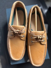 BRAND NEW in BOX Mens Sperry Top-Sider Mako 2 Eye Oak Brown Boat Shoe size 9