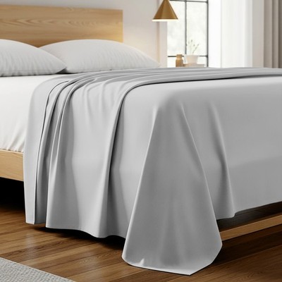 Mellanni 1 FLAT SHEET ONLY Iconic Collection Microfiber Single Top Sheet