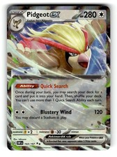 Pidgeot ex #164 Prices | Pokemon Obsidian Flames | Pokemon Cards