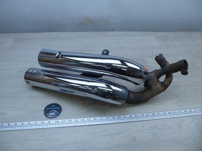 1988 Honda Super Magna VF750C H21131. OEM right exhaust mufflers tail pipes