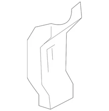 Genuine Ford Outer Rail Front Bracket AV6Z-5810564-A