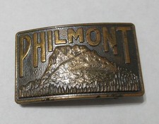 Philmont Scout Ranch Belt Buckle And Belt Size 28