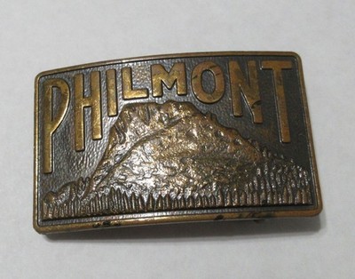 Philmont Scout Ranch Belt Buckle And Belt Size 28