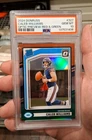 2024 Panini Donruss Rated Rookie Caleb Williams Optic Preview Red & Green PSA 10