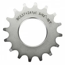 Origin8 16T Coated Hardened Chromoly Track Cog - Rust-Resistant, Durable Bike