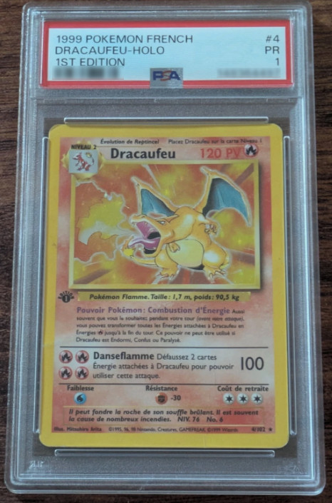 POKEMON DRACAUFEU (Charizard) 1999  1ST EDITION HOLO