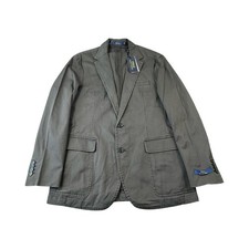 Polo Ralph Lauren Gray Cotton Stretch Unstrucutred Mens Blazer Size Medium NWT