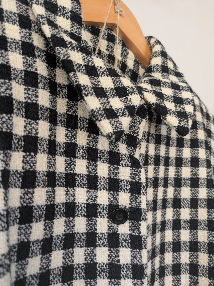 De Colección Rena Rowan Lana Tweed Falda Chaqueta Traje Conjunto Cuadros Preppy Academia 16W / 18W Foto 4 de 4