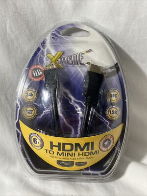 6  Xtreme HDMI to Mini HDMI cable - High Definition Multimedia Xtreme Cable