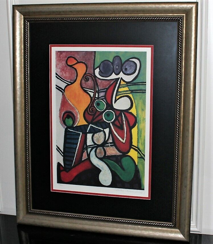 Pablo Picasso Still Life on Pedestal Limited Edition Framed Pablo Picasso Still Life on Pedestal Limited Edition Framed