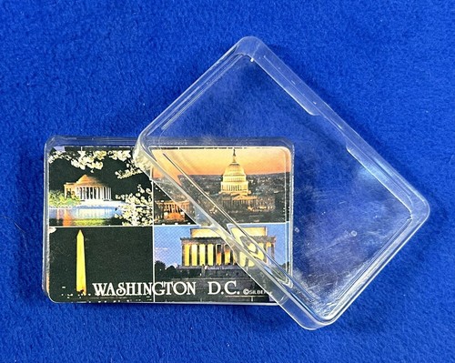 Souvenir Washington, D.C. Tarjetas de juego / Capitolio-Washington-Jefferson-Lincoln - Imagen 4 de 4