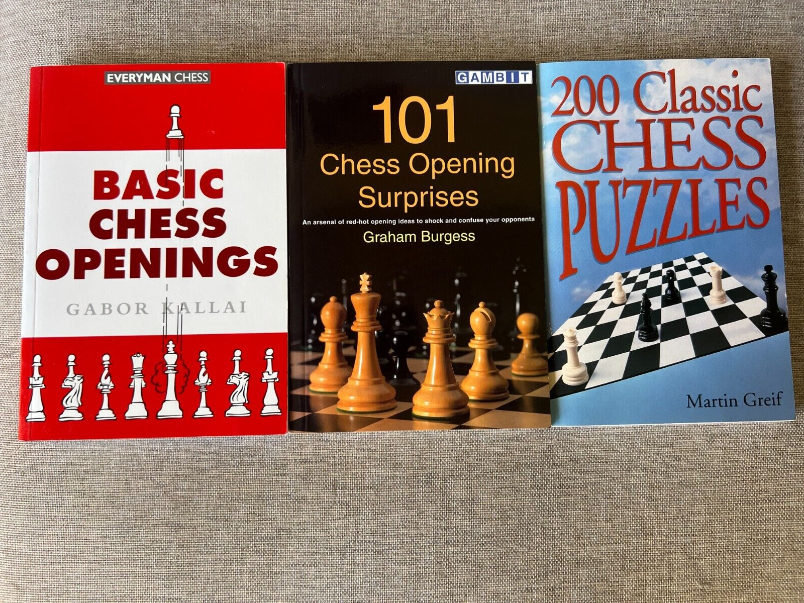 Basic Chess Openings, Paperback by Kallai, Gabor, Bundle-Very Good to Like  New