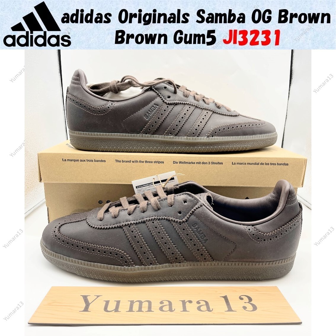 ◆adidas◆ Samba OG Brown Gum 韓国発 JI3231 男女兼用 22~29cm adidas Originals Samba OG Brown Brown Gum5 JI3231 Men's Size