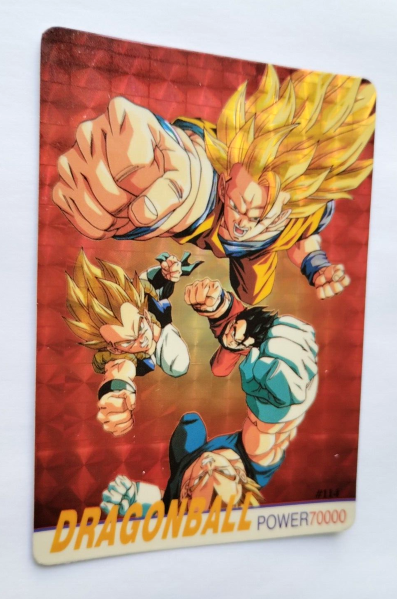 1999 DRAGON BALL Z Card #114 SON GOKU SSJ 3 GOGETA SSJ VTG Foil | eBay