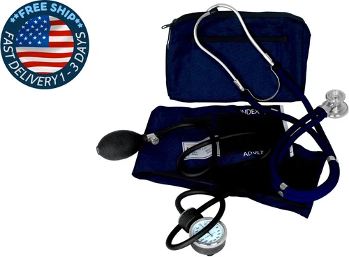 Profesional Equipos Medicos Presion Arterial y Estetoscopio de Doble Cabeza. VIP