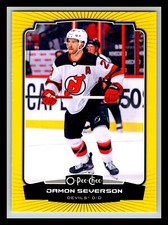 2022-23 O-PEE CHEE #245  YELLOW BORDER BLASTER BOX EXCLUSIVE DAMON SEVERSON