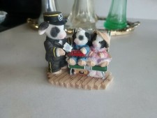 Train Conductor Moo Moo Where To? Cow Figurine #671096 ~ENESCO~ Mary’s Moo Moos